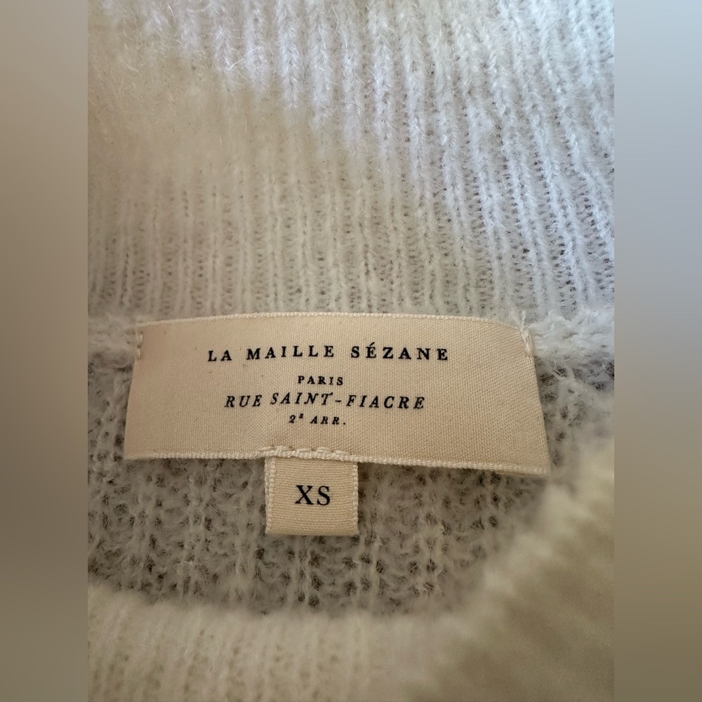 Sezane Trudy Ecru / Gold Jumper— Size XS - Picture 6 of 10